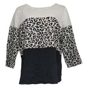 Belle by Kim Gravel Set of 2 Leopard Print Tops